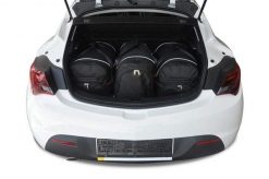 Torby Do Bagażnika Opel Astra Gtc 2011-2015 3Szt Kjust. Czarne torby podróżne KJUST, bez wzorów, z kauczuku. Za 940.00 zł.