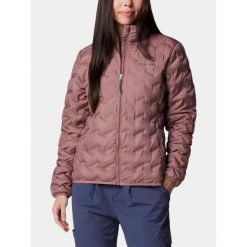 Kurtka Puchowa Damska Columbia Delta Ridge II. Fioletowe kurtki damskie Columbia, na jesień, xs, bez wzorów, z puchu, bez kaptura. Za 799.00 zł.