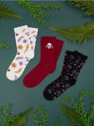 Skarpetki 3 pack - wielobarwny. Skarpetki damskie Sinsay, bez wzorów. Za 11.99 zł.