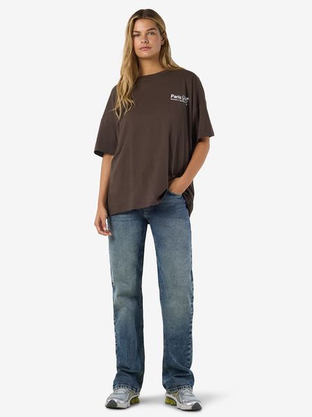 Noisy may Koszulka w kolorze brązowym rozmiar: M. Brązowe koszulki damskie Noisy may, m, bez wzorów, z bawełny, bez kołnierzyka, bez ramiączek. Za 65.54 zł.