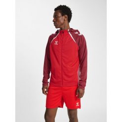 Bluza dresowa zapinana na zamek błyskawiczny Hummel Lead 2.0. Brązowe bluzy damskie Hummel, bez wzorów, z dresówki, bez kaptura. Za 217.50 zł.