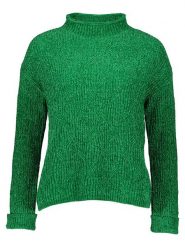 Street One Sweter w kolorze zielonym rozmiar: 40. Zielone swetry klasyczne damskie Street One, bez kołnierzyka. Za 122.96 zł.