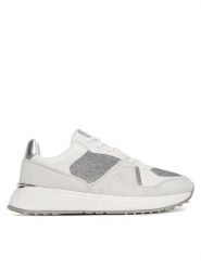 MICHAEL Michael Kors Sneakersy Jaime 43T5JMFS2S Srebrny. Szare obuwie sportowe damskie MICHAEL Michael Kors, z materiału, bez zapięcia. Za 479.99 zł.