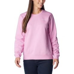 Bluza damska Columbia Trek Graphic Crew. Czerwone bluzy damskie Columbia, s, bez wzorów, z bawełny, bez kaptura. Za 268.00 zł.