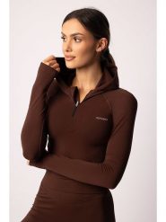 Spaio Bluza sportowa "Adapt" w kolorze brązowym rozmiar: XL. Brązowe koszulki sportowe damskie Spaio, xl, bez wzorów, z materiału, bez ramiączek, outdoorowe. Za 179.22 zł.