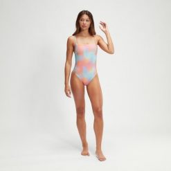 Strój Kąpielowy Speedo Z Regulowanymi Cienkimi Ramiączkami - Rozmiar 32. Brązowe stroje jednoczęściowe Speedo, bez wzorów. Za 1,480.77 zł.