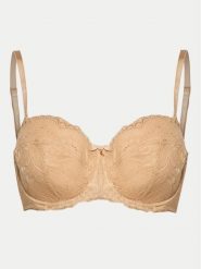 Gossard Biustonosz z fiszbiną Superboost 7707 Beżowy. Brązowe biustonosze Gossard, bez wzorów, z syntetyku. Za 149.99 zł.