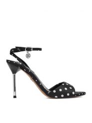 Nine West Szpilki EO-CD26-144 Czarny. Czarne szpilki damskie Nine West, bez wzorów, z materiału, bez obcasa, na szpilce, bez zapięcia. Za 279.99 zł.