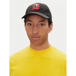 Czapka z daszkiem Parajumpers. Czarne czapki z daszkiem damskie Parajumpers, bez wzorów. Za 179.99 zł.