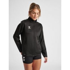 Damska bluza dresowa Hummel Core XK Poly. Czarne bluzy damskie Hummel, xs, bez wzorów, z dresówki, bez kaptura. Za 161.70 zł.