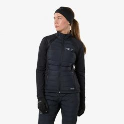 Kurtka Narciarska Narciarstwo biegowe Kobieta Thermal Izolujący. Czarne kurtki damskie SWEDEMOUNT, s, bez wzorów, z elastanu, bez kaptura. Za 359.99 zł.