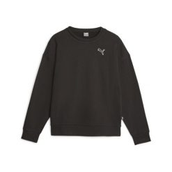 Bluza sportowa damska PUMA BETTER ESSENTIALS. Czarne bluzy damskie Puma, s, bez wzorów, bez kaptura. Za 224.50 zł.