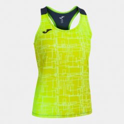 Tank top do biegania damski Joma Elite VIII. Niebieskie koszulki sportowe damskie Joma, xs, bez wzorów, bez ramiączek, do biegania. W wyprzedaży za 152.65 zł.