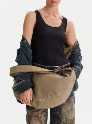 Guess Jeans Torebka CWBEO-GUESS-M-002-09 Zielony. Zielone torebki klasyczne damskie Guess Jeans, z jeansu, bez dodatków. Za 199.99 zł.