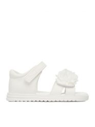 DeeZee Sandały CEO-CM240723-2 Biały. Białe sandały dziewczęce DeeZee, ze skóry, bez obcasa, bez zapięcia. Za 89.99 zł.