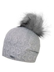 Capo Czapka dzianinowa w kolorze szarym rozmiar: onesize. Szare czapki damskie Capo, bez wzorów, z dzianiny. Za 199.49 zł.