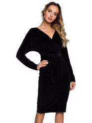 Made of emotion Sukienka w kolorze czarnym rozmiar: M. Czarne sukienki damskie Made Of Emotion, bez wzorów, bez ramiączek. Za 249.99 zł.