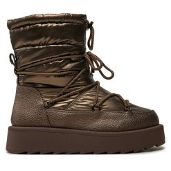 Śniegowce Tamaris. Brązowe śniegowce damskie Tamaris. Za 389.99 zł.