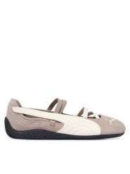 Puma Baleriny Speedcat Ballet SD Wns 401287 20 Szary. Szare balerinki damskie Puma, bez wzorów, ze skóry. Za 399.99 zł.