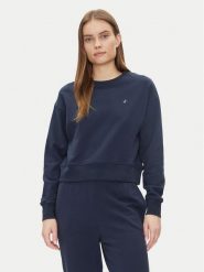 Save The Duck Bluza DF1180W CLEE20 Granatowy Relaxed Fit. Niebieskie bluzy damskie Save the duck, bez wzorów, z bawełny, bez kaptura. Za 199.99 zł.