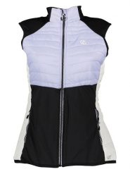 Dare 2b Kamizelka hybrydowa "Surmount II" w kolorze czarno-lawendowym rozmiar: 46. Różowe kamizelki damskie Dare 2b, bez wzorów, z materiału, bez kaptura. Za 104.39 zł.