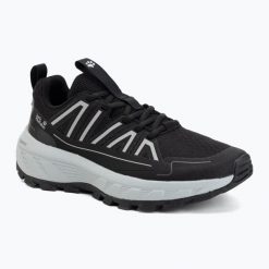 Buty turystyczne damskie Jack Wolfskin Wild Hike Low. Czarne obuwie trekkingowe damskie Jack Wolfskin, z gumy, bez zapięcia. Za 439.99 zł.