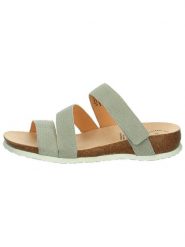 Think! Klapki "Julia" w kolorze miętowym rozmiar: 41. Zielone klapki damskie Think!, bez wzorów, z otwartym noskiem, bez obcasa, bez zapięcia. Za 132.05 zł.