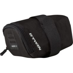 Torba rowerowa pod siodło 100 0,5 L. Czarne torebki klasyczne damskie ROCKRIDER, z materiału, małe, bez dodatków. Za 24.99 zł.