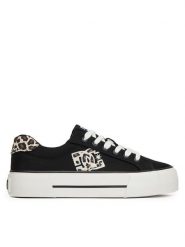 DC Tenisówki SS25-3C068 Czarny. Czarne trampki damskie DC, bez wzorów, z materiału, bez zapięcia. Za 219.99 zł.