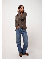 AUTHENTIC CASHMERE Kaszmirowy kardigan "Caron" w kolorze brązowym rozmiar: L. Brązowe kardigany damskie AUTHENTIC CASHMERE, l, bez wzorów, z kaszmiru. Za 369.99 zł.