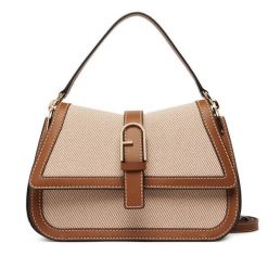 Torebka Furla. Brązowe torebki klasyczne damskie Furla, bez dodatków. Za 1,719.00 zł.