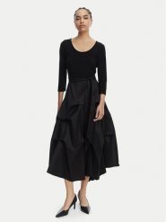 Joseph Ribkoff Sukienka koktajlowa 261720 Czarny Regular Fit. Czarne sukienki damskie Joseph Ribkoff, bez wzorów, z syntetyku, wizytowe, bez ramiączek. Za 1,419.00 zł.