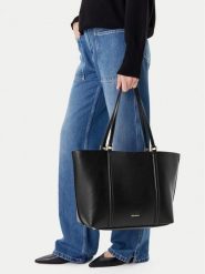 GINO ROSSI Torebka CEO-YANAY Czarny. Czarne shopper bag Gino Rossi, z materiału, bez dodatków. Za 279.99 zł.