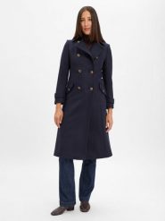 Lauren Ralph Lauren płaszcz wełniany Kobiety niebieski, 36. Niebieskie płaszcze damskie Lauren Ralph Lauren, na jesień, bez wzorów, z wełny, bez kaptura. Za 1,199.95 zł.