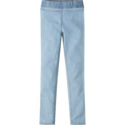 Jegginsy bonprix niebieski bleached. Niebieskie jeansy dziewczęce bonprix. Za 37.99 zł.