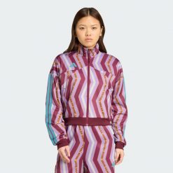 Bluza dresowa adidas x FARM Tiro. Czarne bluzy damskie Adidas, s, bez wzorów, z dresówki, bez kaptura. Za 279.00 zł.