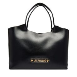 Torebka LOVE MOSCHINO. Czarne shopper bag Love Moschino, bez wzorów, bez dodatków. Za 939.99 zł.