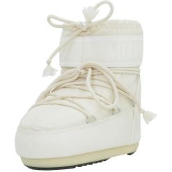 Buty MOON BOOT MB ICON LOW NY Biały. Białe obuwie trekkingowe damskie Moon Boot, z syntetyku, bez zapięcia. Za 733.99 zł.