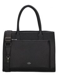 Charm Torebka w kolorze czarnym - 40 x 32 x 13 cm rozmiar: onesize. Czarne torby na laptopa Charm, bez wzorów, z materiału. Za 152.99 zł.