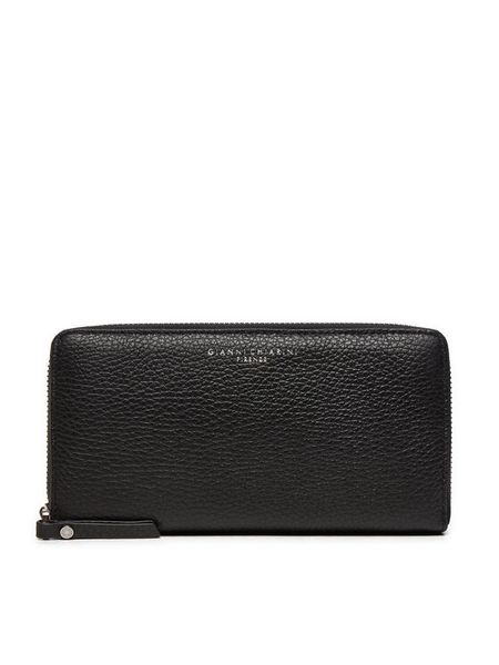 Gianni Chiarini Portfel Wallets Grain PF 5042 GRN Czarny. Czarne portfele damskie Gianni Chiarini, bez wzorów, ze skóry. Za 549.99 zł.