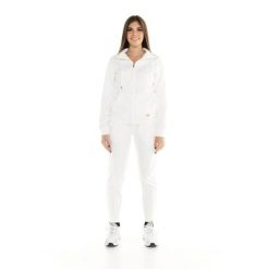 Bluza z zamek błyskawiczny na co dzień na siłownię. Brązowe obuwie sportowe damskie LEONE 1947 APPAREL, z dresówki, bez zapięcia, na fitness i siłownię. Za 273.65 zł.