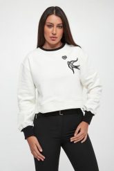 Bluza damska z logo Mandorlato PINKO. Bluzy damskie Pinko, s, bez wzorów, bez kaptura. W wyprzedaży za 485.40 zł.