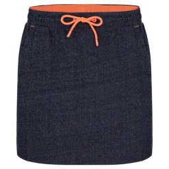 Damska spódnica pętelkowa Edena Blue. Niebieskie spódnice damskie LOOP, bez wzorów, sportowe. Za 160.99 zł.