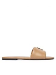 Marc Jacobs Klapki 2P5FSA001F12 Brązowy. Brązowe klapki damskie Marc Jacobs, bez wzorów, ze skóry, bez obcasa, bez zapięcia. Za 799.99 zł.