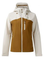 Dare 2b Kurtka funkcyjna "Torrek III" w kolorze kremowo-karmelowym rozmiar: 34. Brązowe kurtki sportowe damskie Dare 2b, m, bez wzorów, bez kaptura. Za 227.85 zł.
