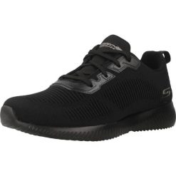 Buty Kobieta Skechers Bobs Sport Tough Talk czarny. Czarne obuwie sportowe damskie Skechers, z materiału, bez zapięcia, tenisowe, Skechers Sport. Za 279.00 zł.