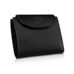Portfel skórzany BETLEWSKI czarny BPD-NVTC-357 BLACK. Czarne portfele damskie Betlewski, bez wzorów, ze skóry. Za 159.99 zł.