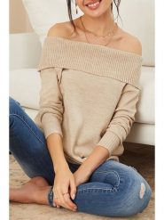 LA Angels Sweter w kolorze beżowym rozmiar: M. Brązowe swetry klasyczne damskie LA Angels, m, bez kołnierzyka. Za 113.99 zł.