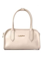Lucky Bees Torebka w kolorze beżowym - 28 x 16 x 11 cm rozmiar: onesize. Brązowe torebki klasyczne damskie Lucky Bees, z materiału, bez dodatków. Za 65.99 zł.