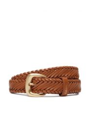 Calvin Klein Pasek Damski Braided Logo Buckle 25Mm LV04F7087G Brązowy. Brązowe paski damskie Calvin Klein, bez wzorów, ze skóry. Za 269.99 zł.